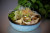 Soupe aux nouilles de riz et raviolis